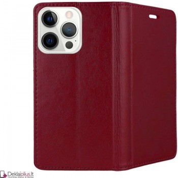 Telone dirbtinos odos dėklas - bordo spalvos (Apple Iphone 14 Pro Max) Telone dirbtinos odos dėklas - bordo spalvos (Apple Iphone 14 Pro Max)